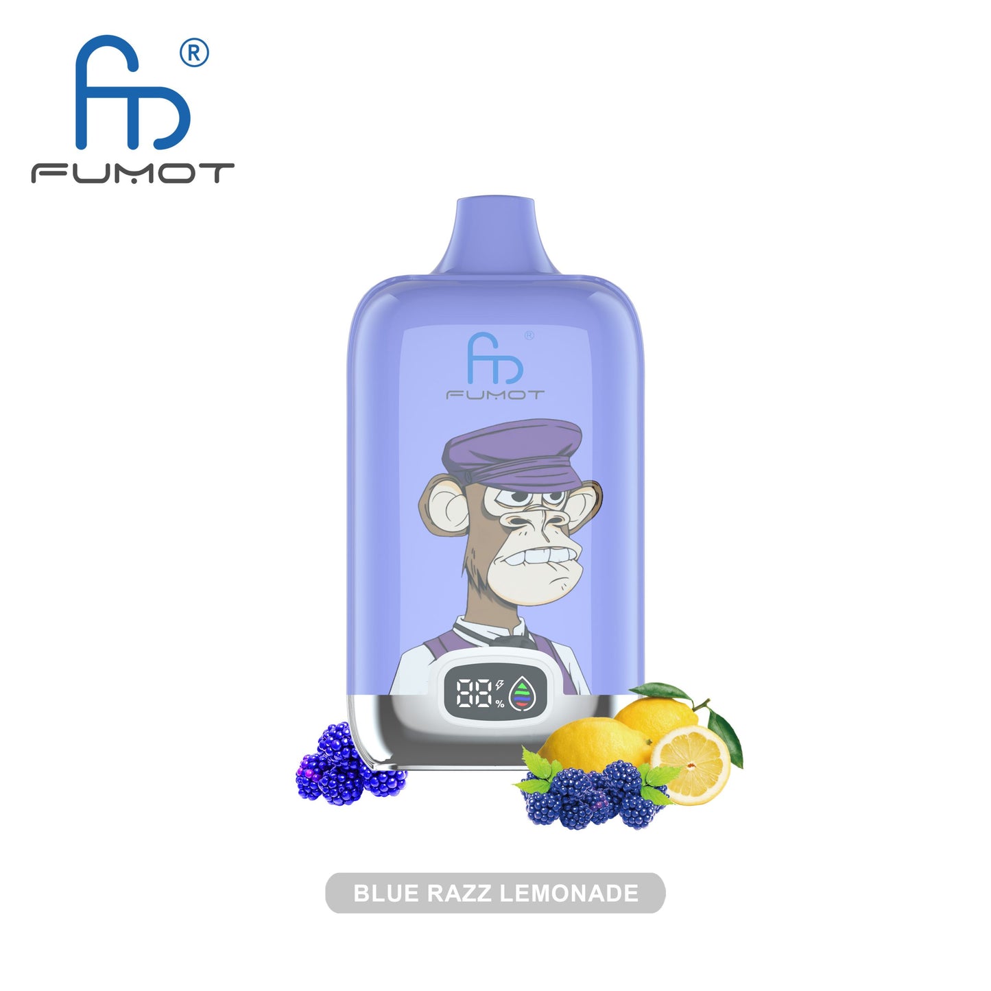 Fumot Digital Box 12000 Blue Razz Lemon